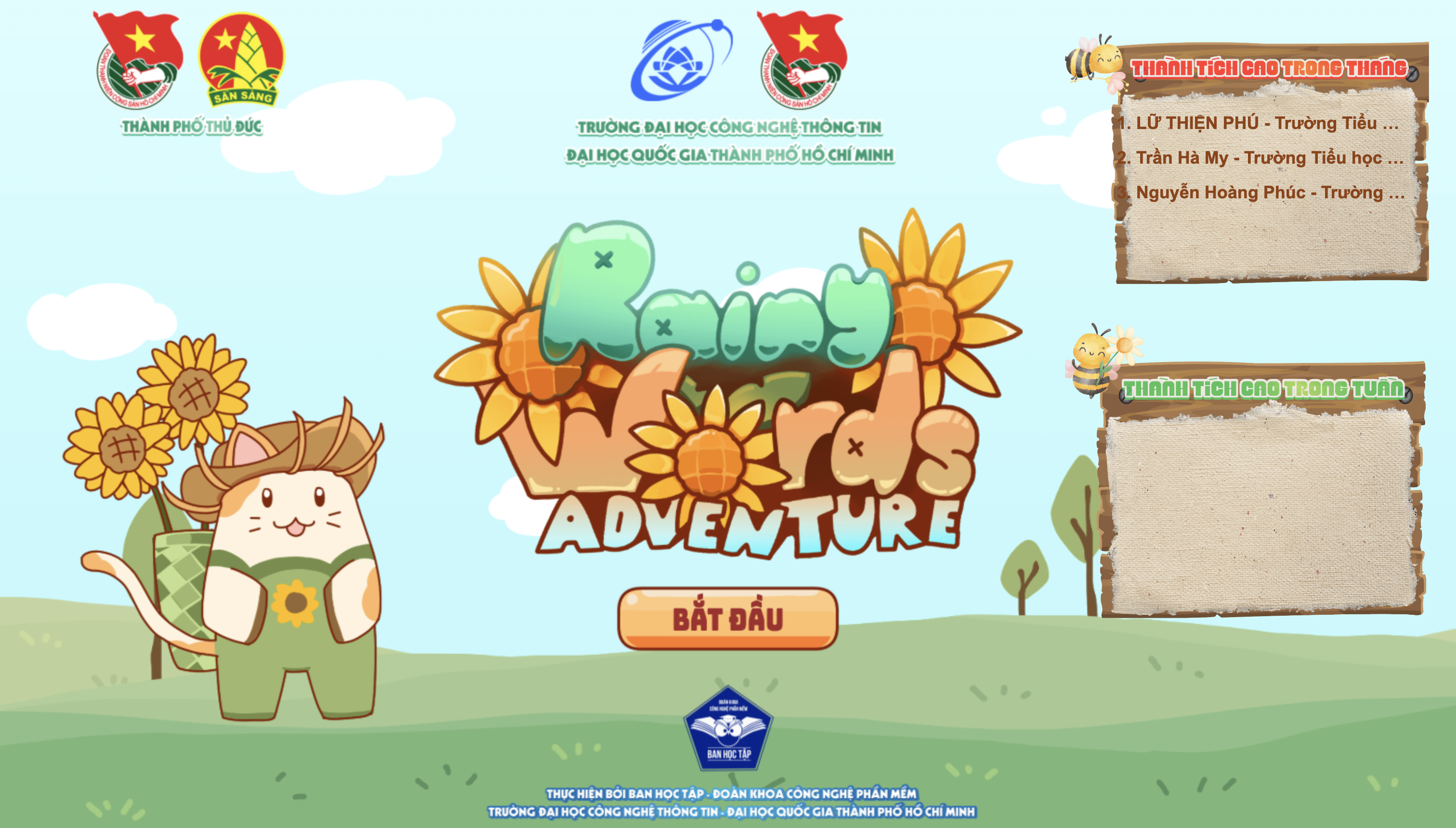 English Vocabulary Game - rainywords